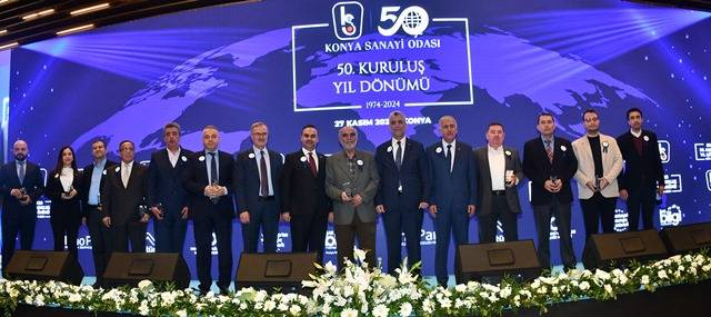 Konya Sanayi Odası'nda 40. ve 50. yılını tamamlayan firmalar 14